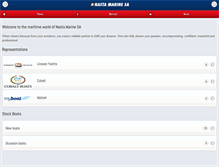 Tablet Screenshot of nastamarine.ch